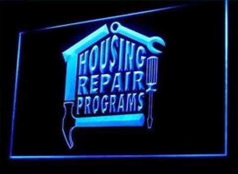 House Repair Programs LED Neon Sign